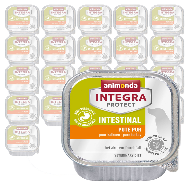 Animonda Integra Protect Intestinal 22x150g Mokra Karma Z Indykiem Dla Psów Z Ostrą Niewydolnością Układu Pokarmowego