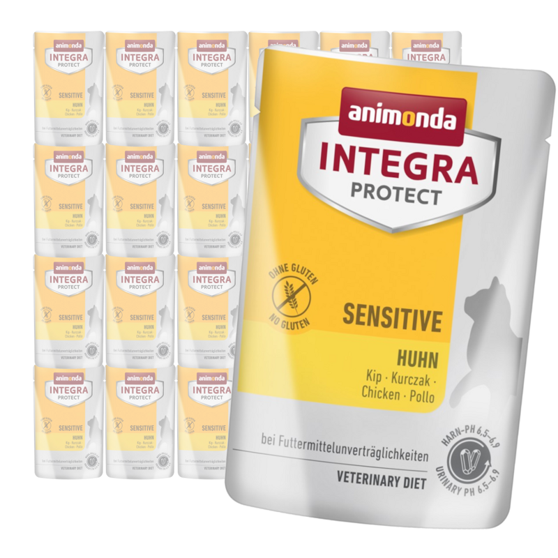 Animonda Integra Protect Sensitive 24x85g Mokra Karma Dla Kota Z Nadwrażliwością Pokarmową Kurczak