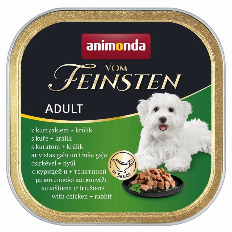 Animonda Vom Feisten Adult 150g Mokra Karma Dla Psa z Kurczakiem i Królikiem w Sosie