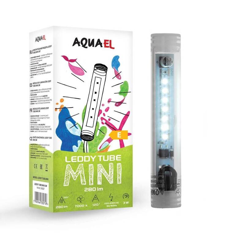 Aquael Leddy Tube Mini 3W Sunny Oświetlenie Led Do Akwarium