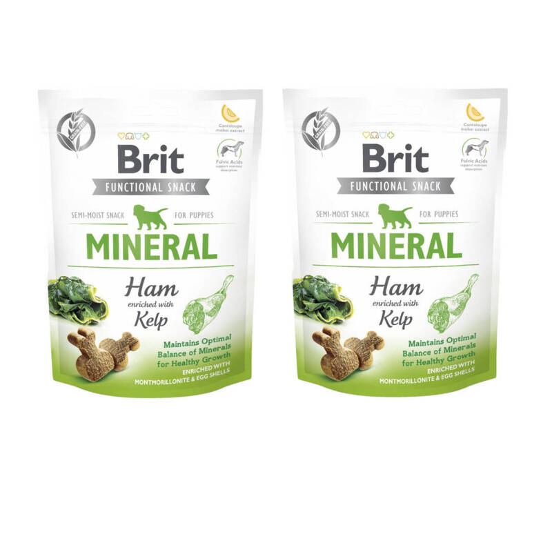 BRIT CARE Karma Uzupełniająca Przysmaki Premium dla Szczeniąt Uzupełnienie Minerałów 2x150g