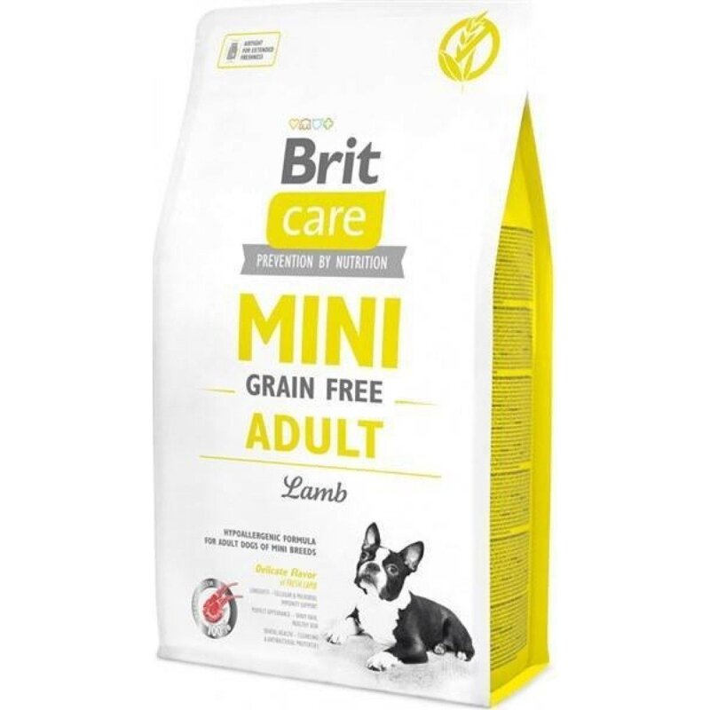 BRIT CARE Sucha Karma Premium Bezzbożowa dla Dorosłych Psów Małych Ras z Jagnięciną 2kg