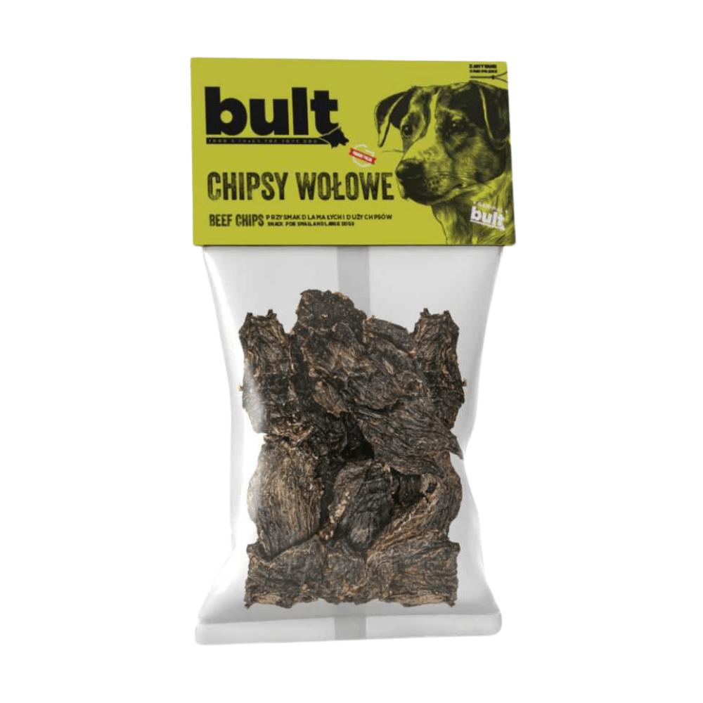 BULT Chipsy wołowe 150g - przysmak, przekąska dla psów