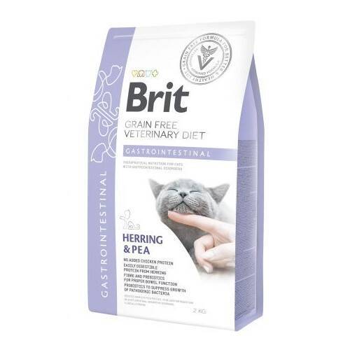 Brit Veterinary Diets Cat Gastrointestinal 2kg Sucha Karma Dla Kotów Z Problemami Przewodu Pokarmowego