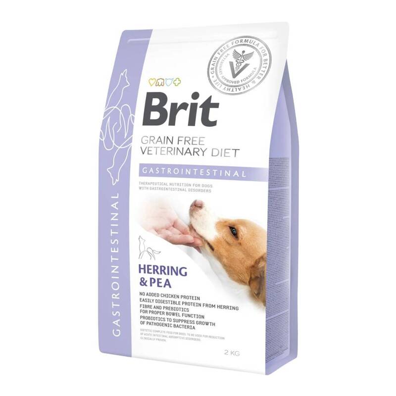 Brit Veterinary Diets Dog Gastrointestinal 2kg Sucha Karma Dla Psów Z Problemami Przewodu Pokarmowego