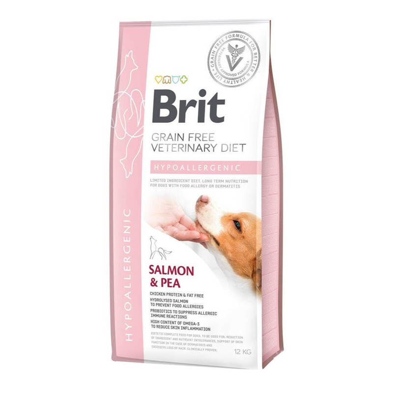 Brit Veterinary Diets Dog Hypoallergenic 12kg Sucha Karma Dla Psów Z Alergiami