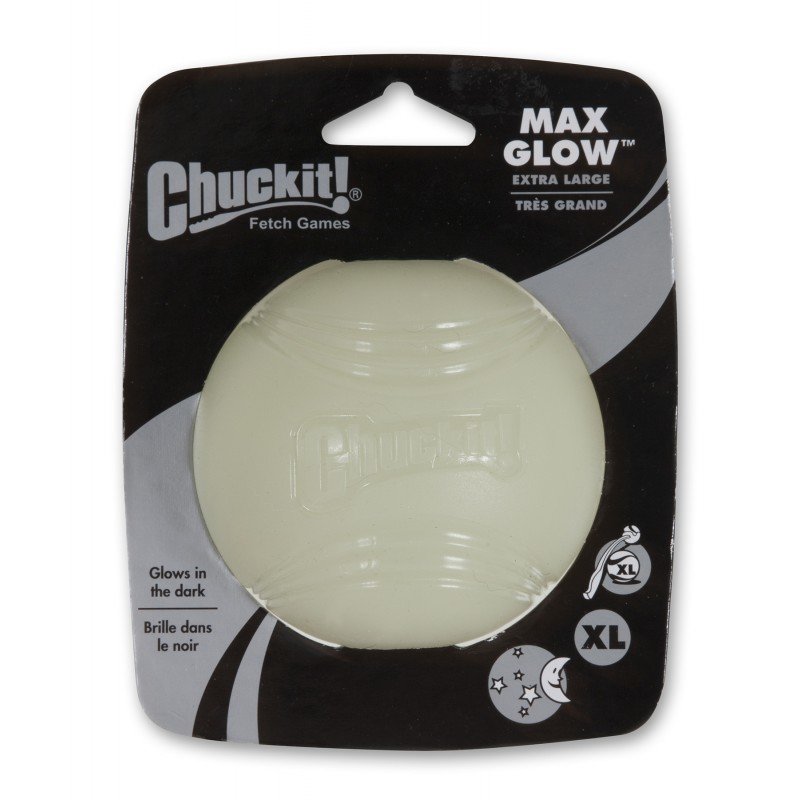 Chuckit Zabawka Dla Psa Max Glow Ball Piłka Świecąca W Ciemności Rozmiar XL
