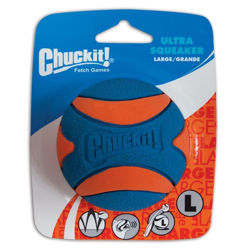 Chuckit Zabawka Dla Psa Ultra Squeaker Ball Large Piłka Do Aportowania Z Piszczałką Rozmiar L