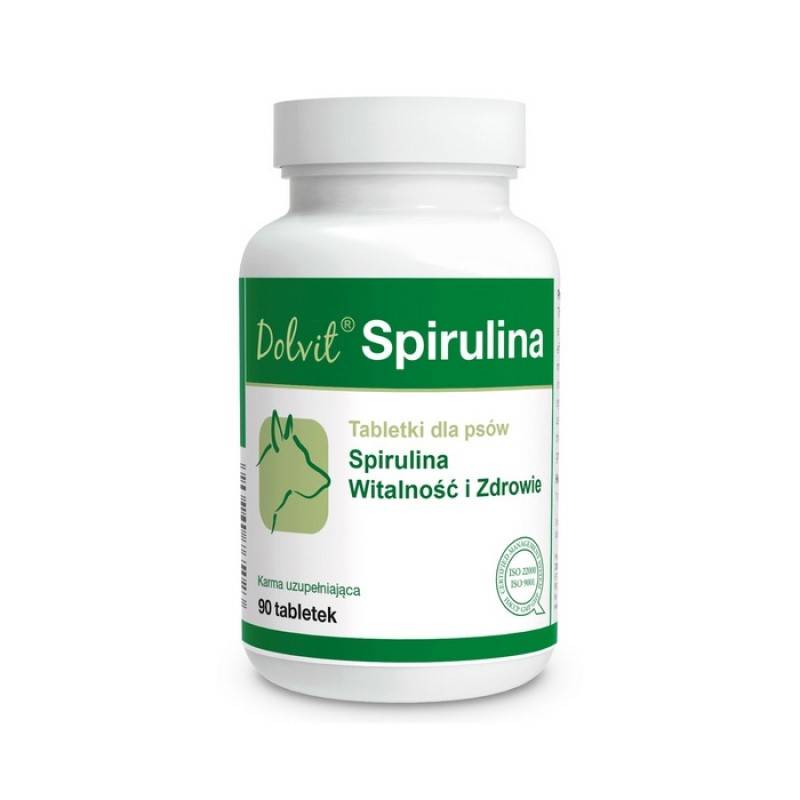 DOLFOS Dolvit Spirulina Witalność i Zdrowie Dla Psów 90 Tabletek