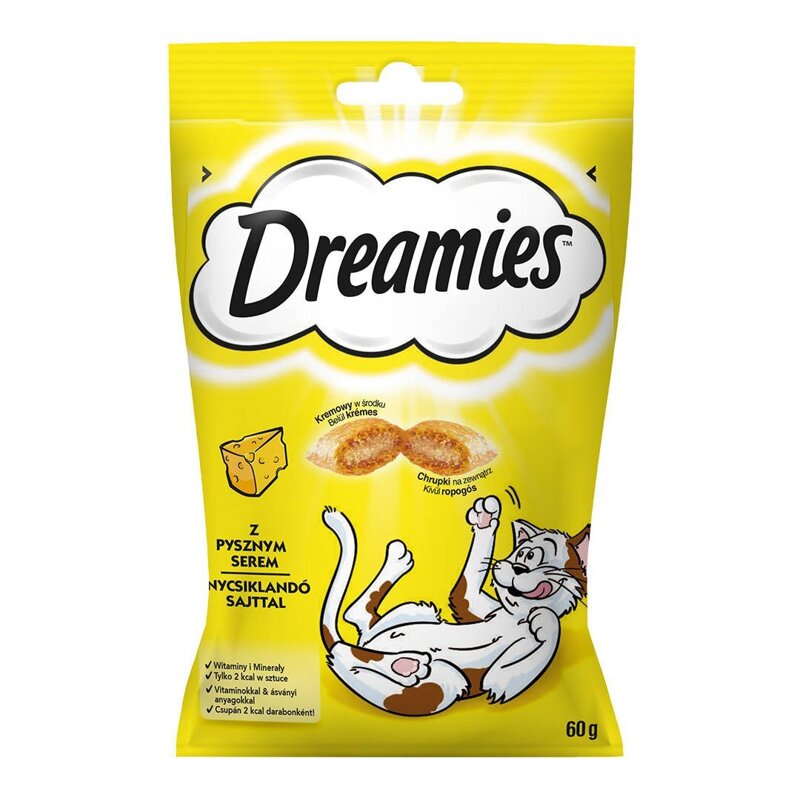 DREAMIES 60g - przysmak dla kota z pysznym serem