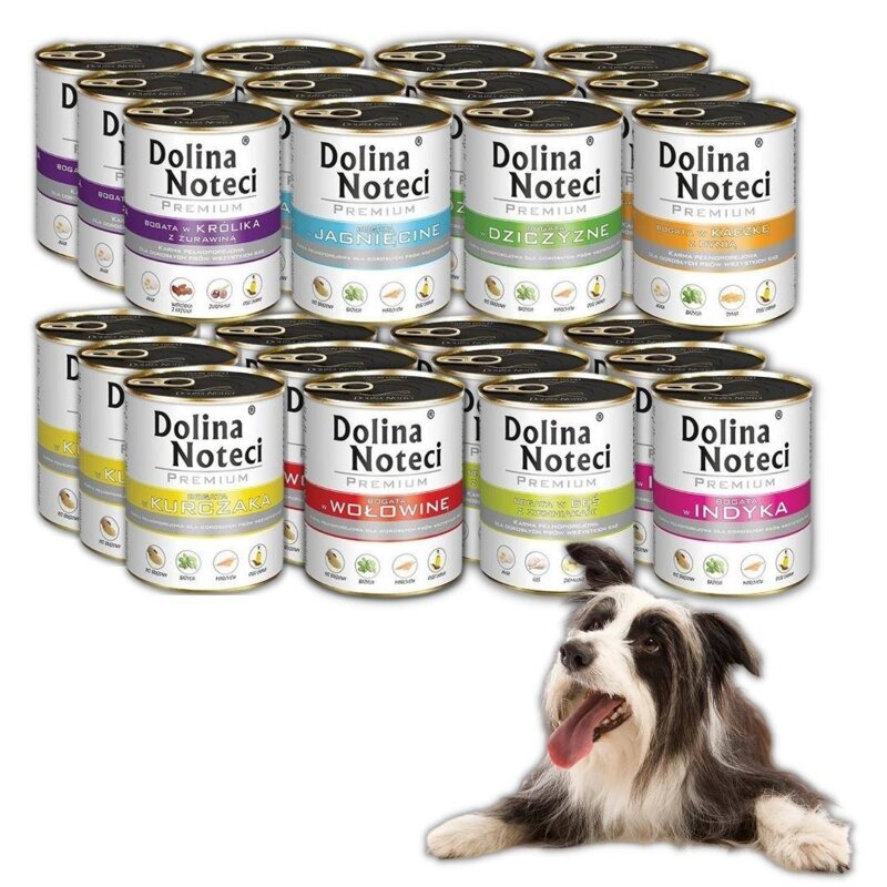 Dolina Noteci PREMIUM Mix Smaków 24x400g BEZ RYB