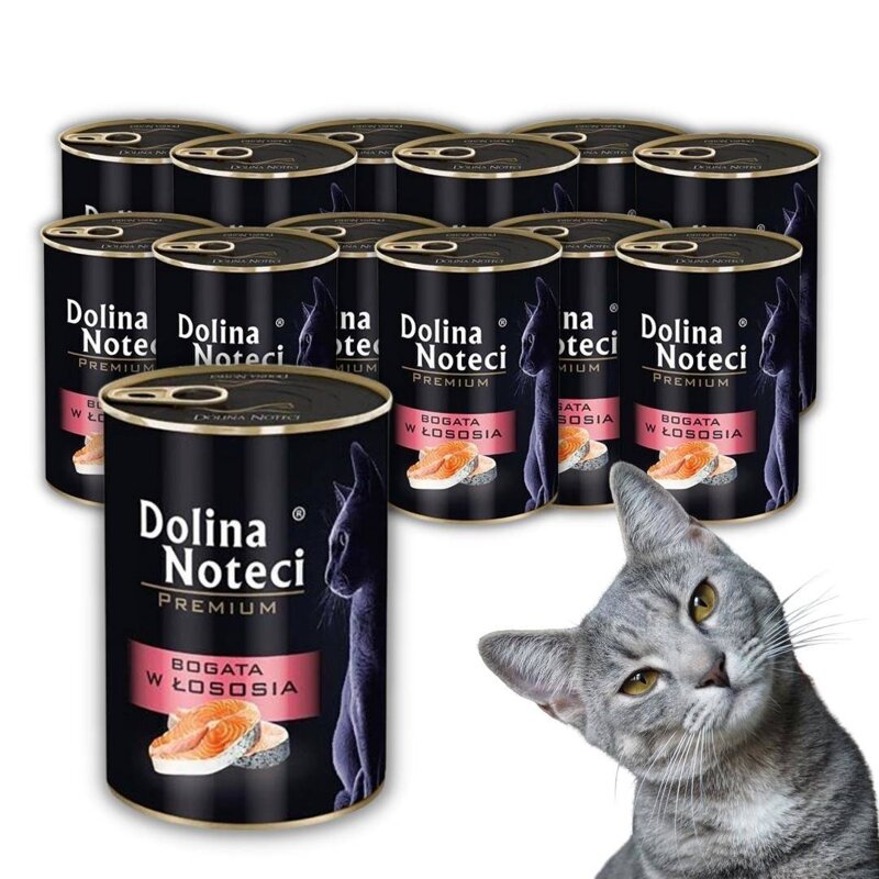 Dolina Noteci Premium dla Kota CAT Łosoś 12x400g