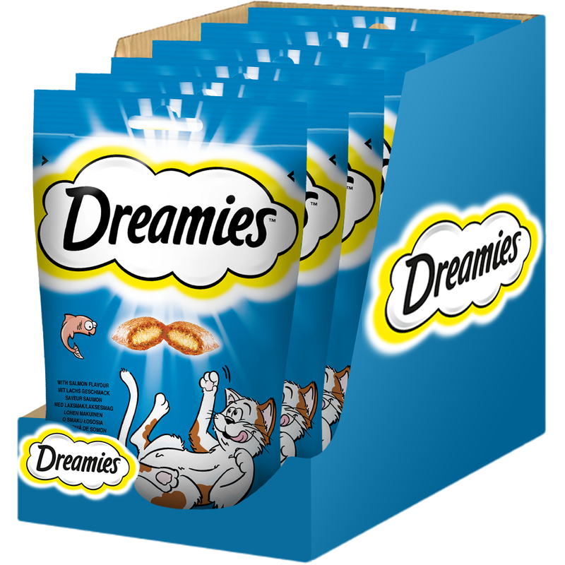 Dreamies z Wybornym Łososiem 6x60g (360g) Przysmaki dla kota