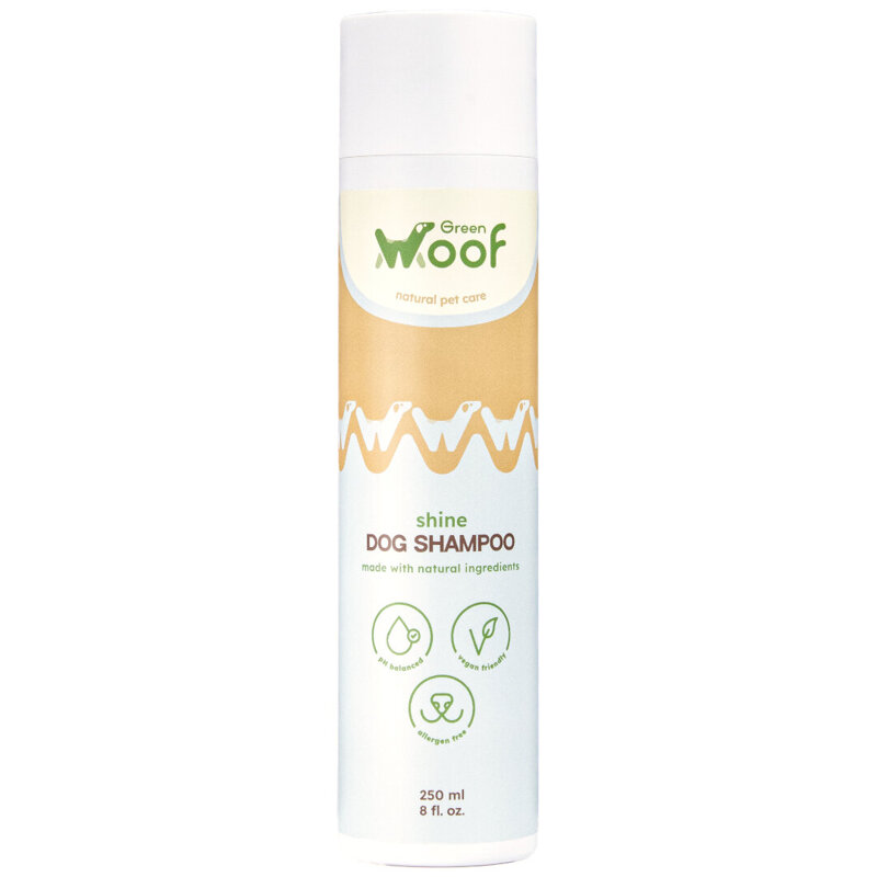 Green Woof Shine Dog Shampoo 250ml Szampon Dla Psa