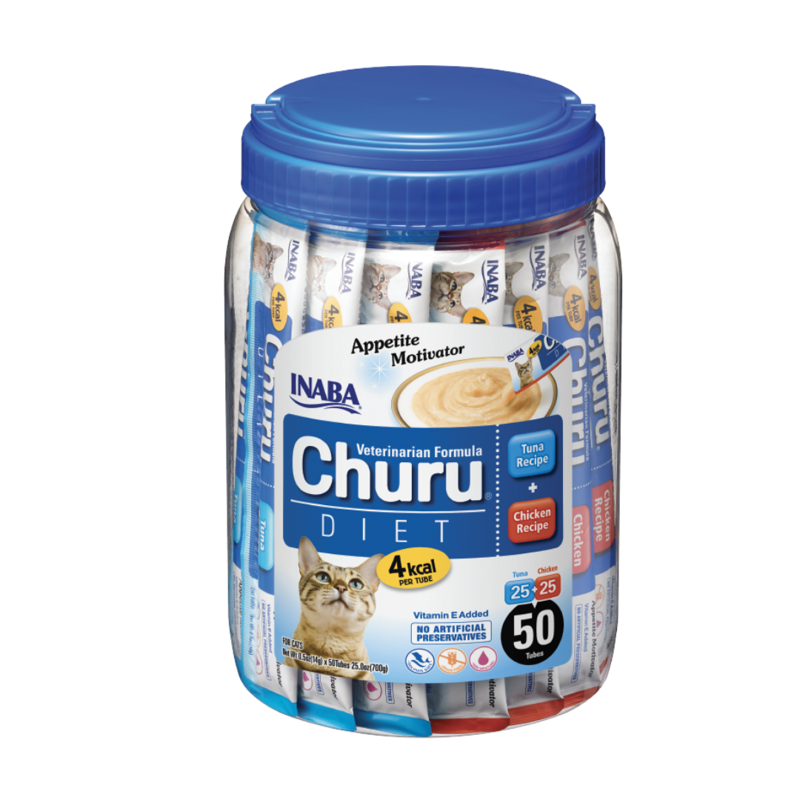 Inaba Cat Churu Veterinarian Formula Diet 50x14g (700g) Przysmak Dla Kota z Tuńczykiem i Kurczakiem