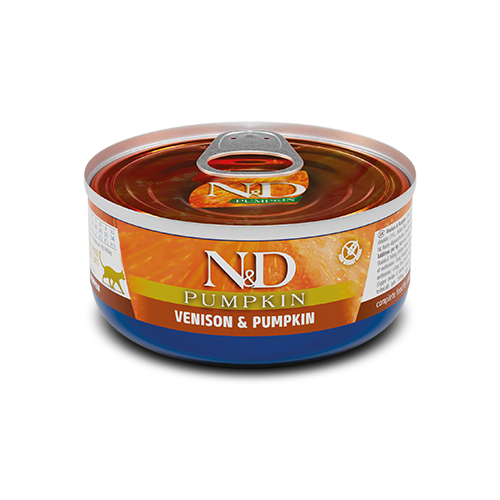 N&D Cat Venison & Pumpkin 70g Mokra Karma Dla Kota Jeleń I Dynia