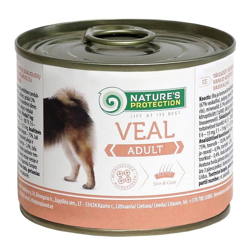 Nature's Protection Adult Veal 200g Mokra Karma Dla Psa z Cielęciną