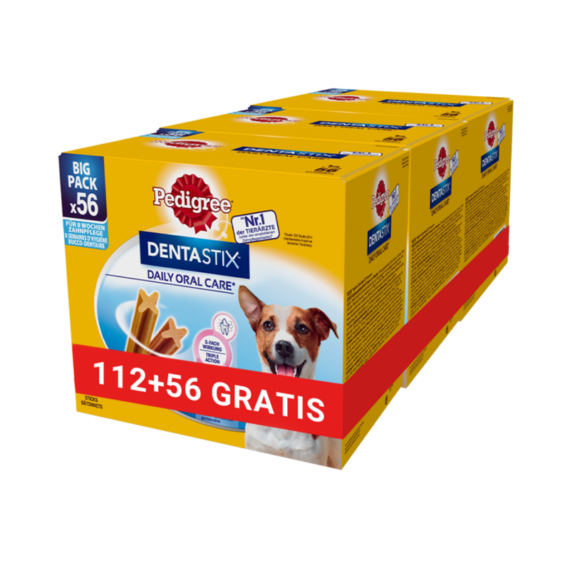 PEDIGREE DentaStix małe rasy Gryzak Dentystyczny dla psów 2+1 GRATIS