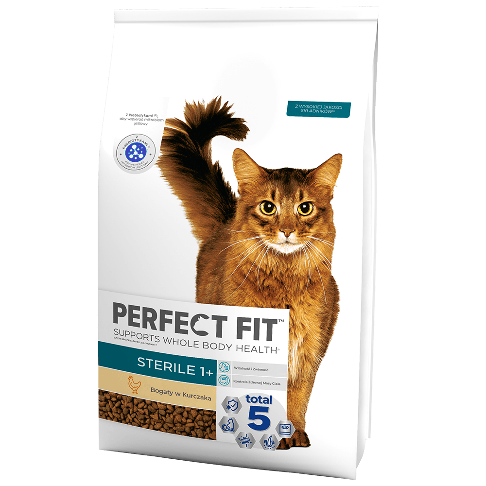 Perfect Fit Sterile Sucha Karma Dla Kotów Sterylizowanych Z Kurczakiem 7kg