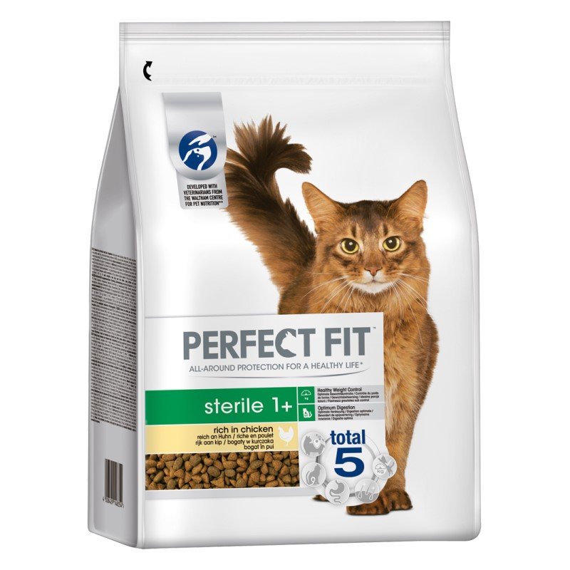 Perfect Fit - Sucha Karma Kurczak 2,8kg Dla Dorosłych Kotów Po Zabiegu Kastracji 