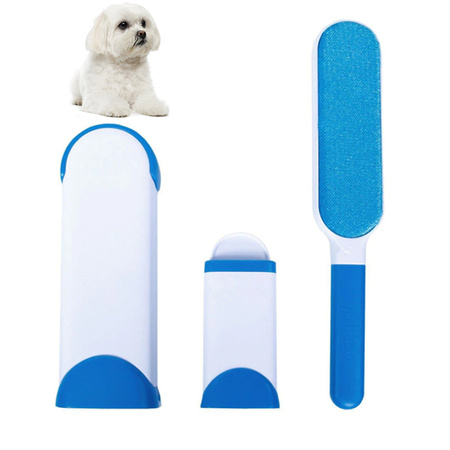 Pet Fur Remover Brush For Cleaning Clothes From Pet's Hair Blue