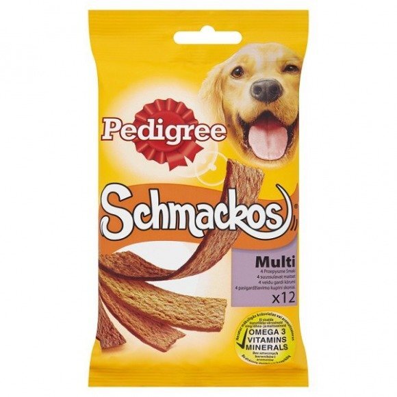 Przekąska smakołyk dla psa Pedigree Schmackos Multi 104g  BRAK U MARSA