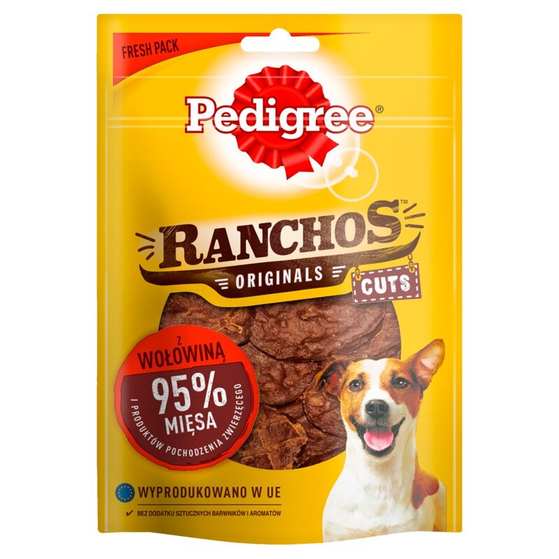 Przysmak dla psa PEDIGREE Ranchos Cuts Wołowina 65g