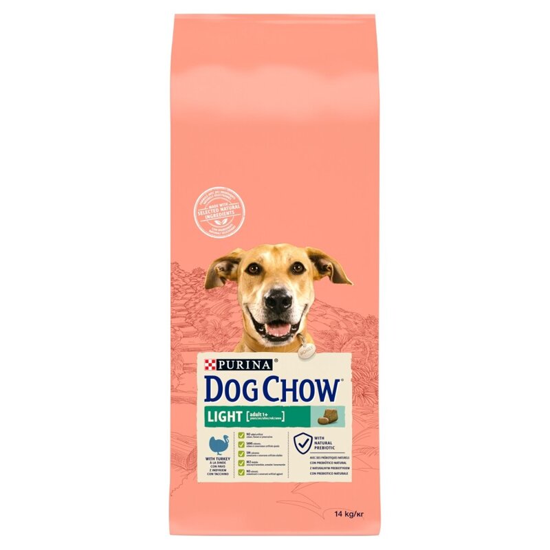 Purina Dog Chow Adult Light z Indykiem 14kg Sucha Karma Dla Dorosłych Psów