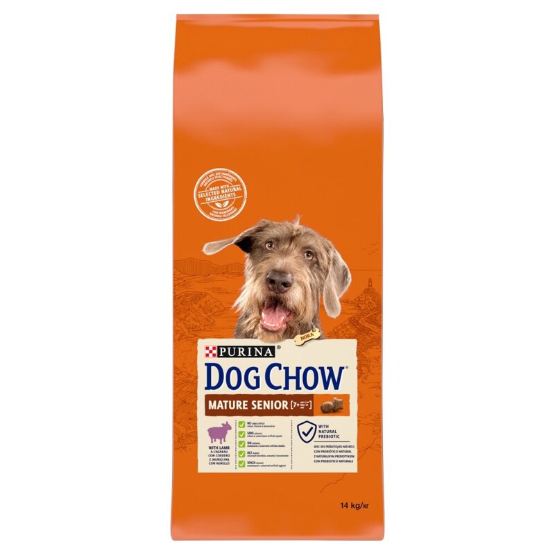 Purina Dog Chow Mature Senior 7+ z Jagnięciną 14kg Sucha Karma Dla Starszych Psów