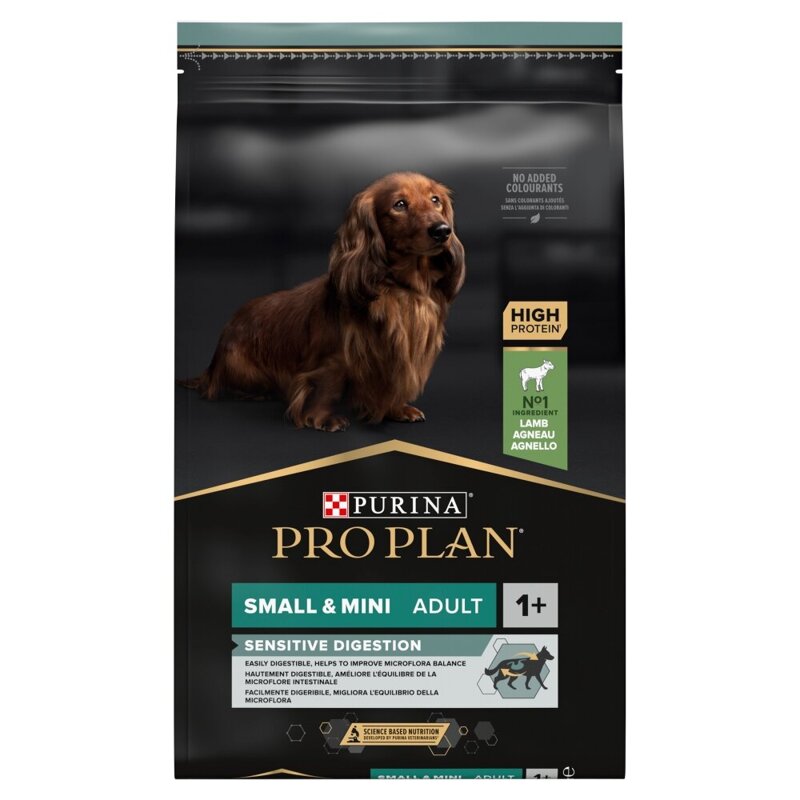 Purina Pro Plan Adult Small & Mini Sensitive Digestion 7kg Sucha Karma Dla Dorosłych Psów z Jagnięciną