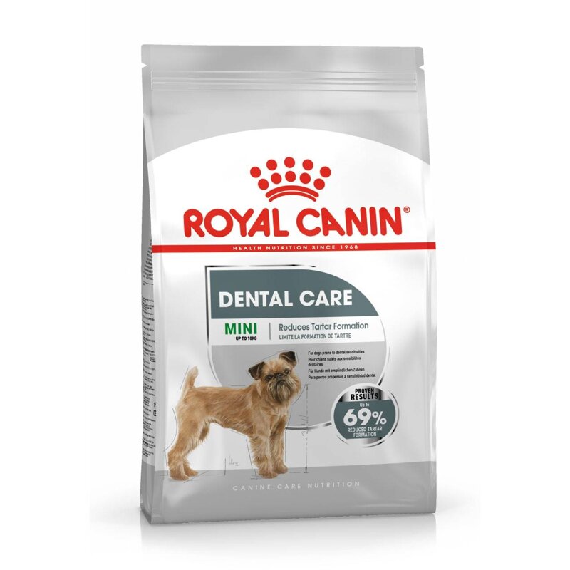 ROYAL CANIN CCN Mini Dental Care 1kg karma sucha dla psów dorosłych, ras małych, redukująca powstawanie kamienia nazębnego