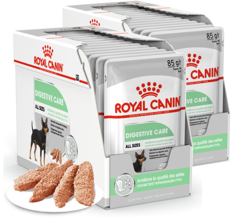 ROYAL CANIN Digestive Care Karma Mokra Dla Psów o Wrażliwym Przewodzie Pokarmowym Pasztet 24x85g