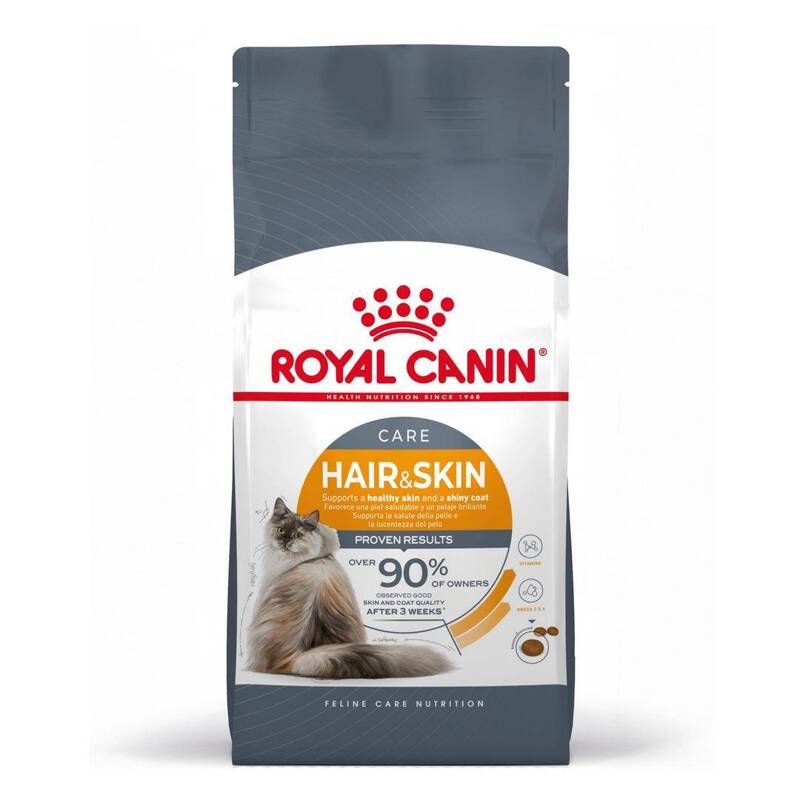 ROYAL CANIN Hair&Skin Care 10kg Karma Sucha Dla Kotów Dorosłych Lśniąca Sierść I Zdrowa Skóra