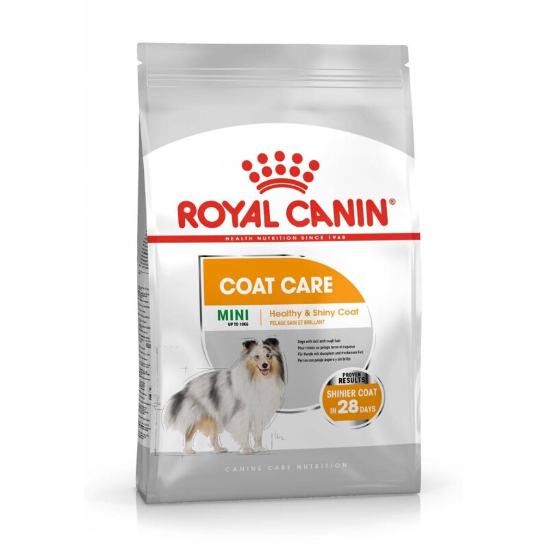 ROYAL CANIN Mini Coat Care Karma Sucha Dla Psów o Matowej Sierści 8kg