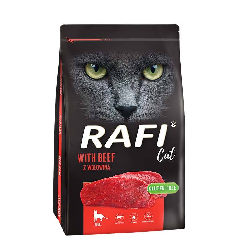 Rafi Sucha Karma dla Kotów Z Wołowiną 7 kg