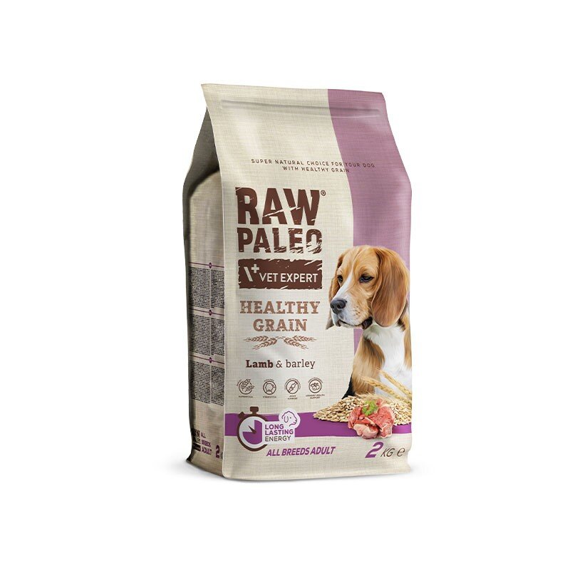 Raw Paleo Healthy Grain Adult Lamb Barley Sucha Karma Z Jagnięciną Dla Psów Dorosłych 2kg