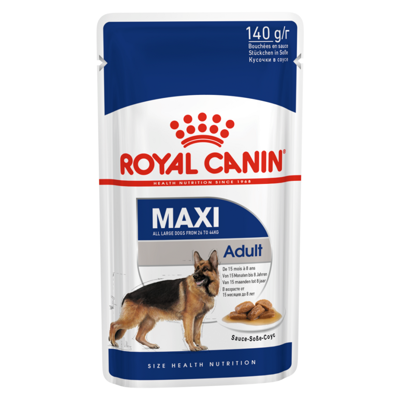 Royal Canin Maxi Adult Karma Mokra W Sosie Dla Psów Dorosłych Ras Dużych 140g