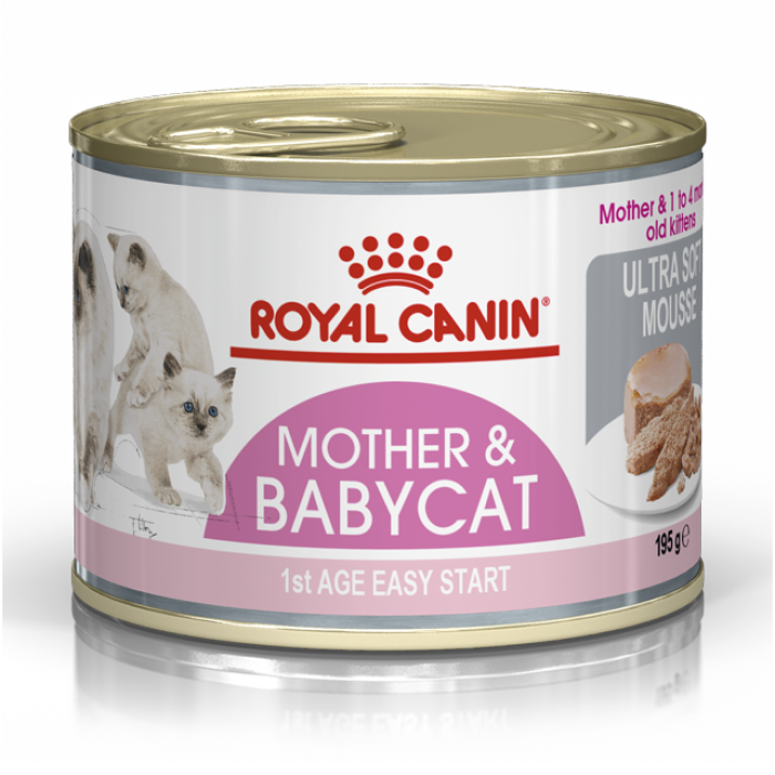 Royal Canin Mother & Babycat Instinctive Mousse Karma Mokra - Mus Dla Kociąt I Kotek Karmiących 195g
