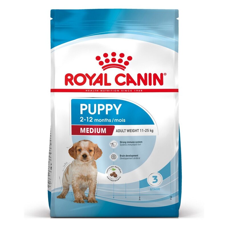 Royal Canin Shn Medium Puppy 15kg Karma Sucha Dla Szczeniąt Od 2 Do 12 Miesiąca Ras Średnich
