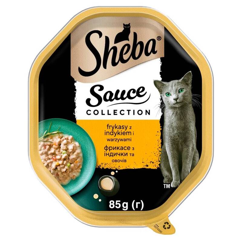 SHEBA Sauce Speciale 85g z Indykiem i Warzywami - mokra karma w sosie