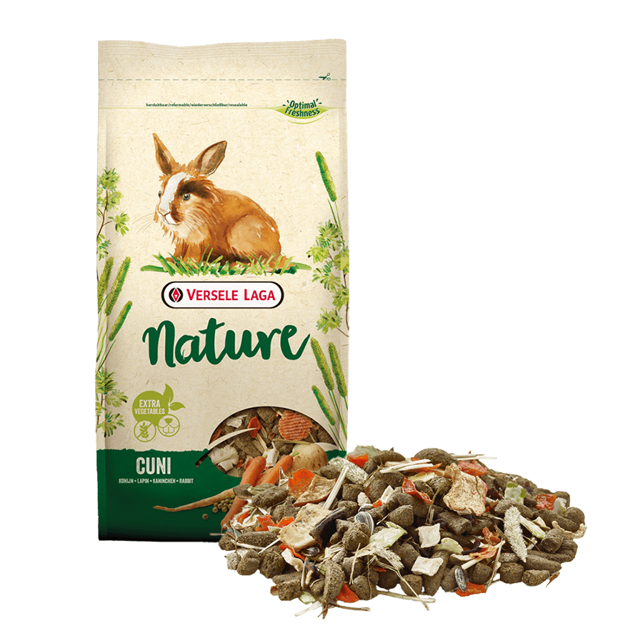 VERSELE-LAGA Cuni Nature 2.3kg - pokarm wysokobłonnikowa mieszanka dla królików miniaturowych