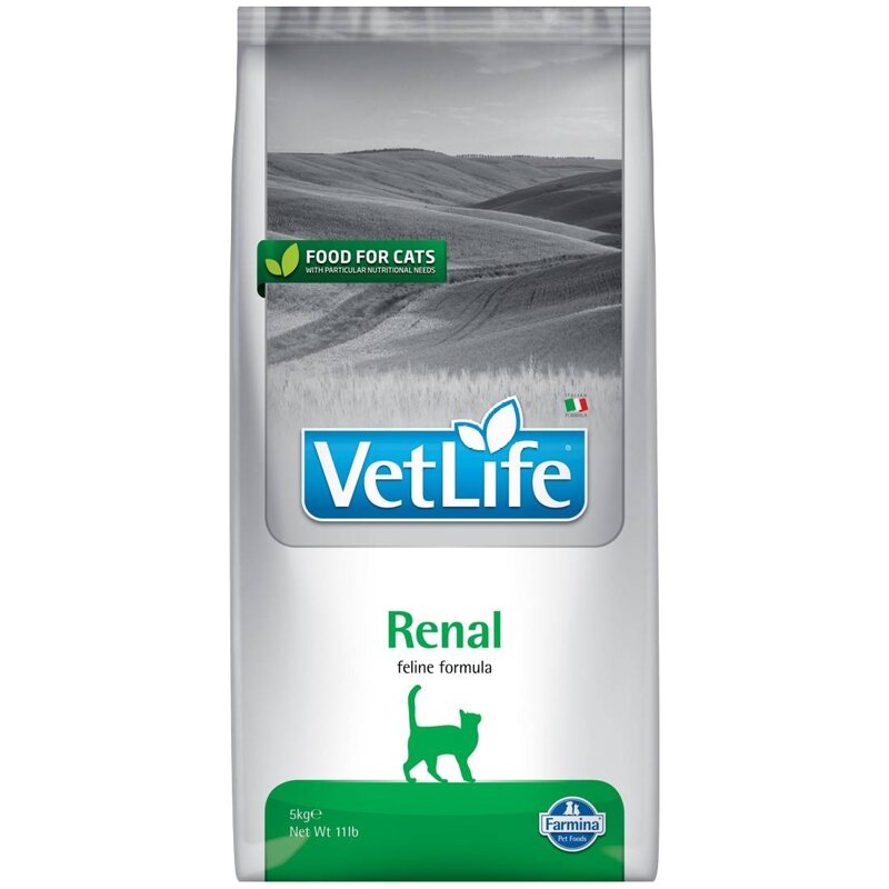 Vet Life RENAL CAT 10kg Sucha karma dla kota na ostrą niewydolność nerek 