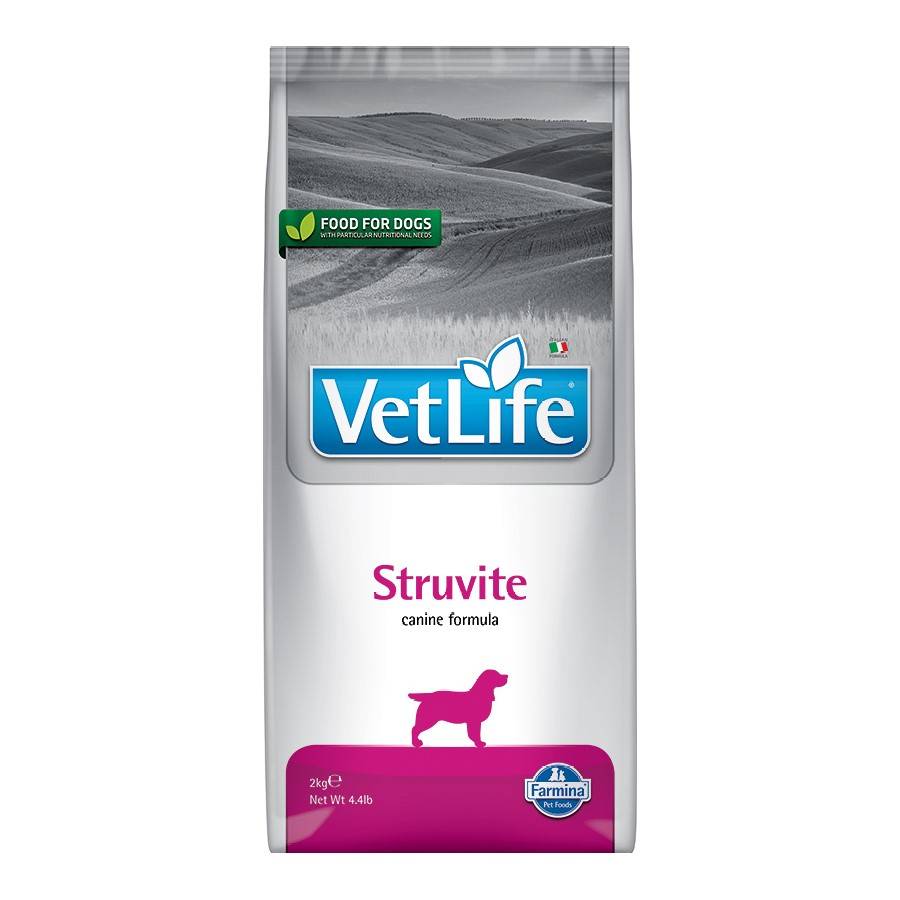 Vet Life STRUVITE DOG 2kg  sucha karma dla psa do rozpuszczania kamieni struwitowych