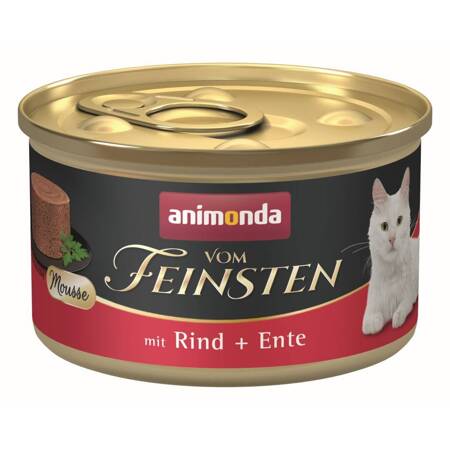 Animonda Vom Feinsten Mousse Adult 85g Mokra Karma dla Kota z Wołowiną i Kaczką