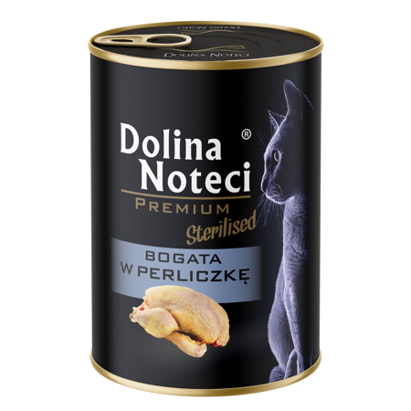 Dolina Noteci Premium Sterilised 400g Mokra Karma Dla Kota Po Sterylizacji Bogata w Perliczkę