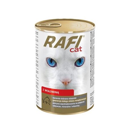 Mokra Karma dla Kota Rafi Cat z Wołowiną 415 g