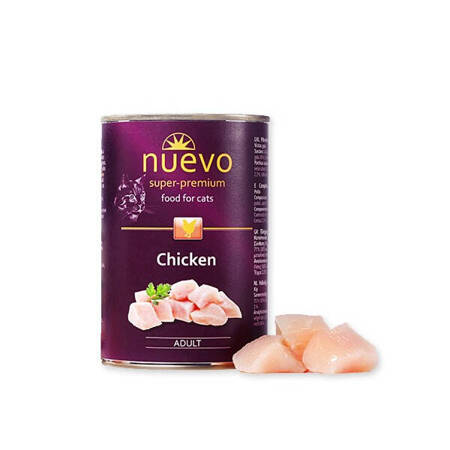 Nuevo Super Premium Mokra Karma Dla Kota z Kurczakiem 400g