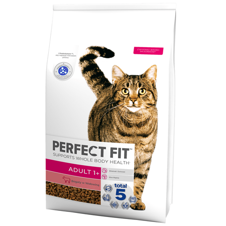 Perfect Fit Adult 1+ Sucha Karma Dla Kotów Dorosłych Z Wołowiną 7kg
