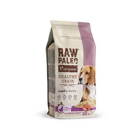 Raw Paleo Healthy Grain Adult Lamb Barley Sucha Karma Z Jagnięciną Dla Psów Dorosłych 10kg
