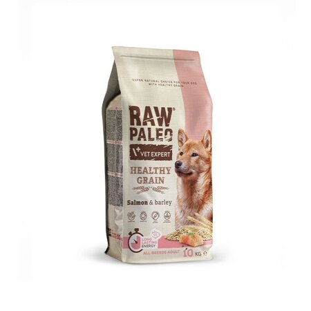 Raw Paleo Healthy Grain Adult Salmon Barley Sucha Karma Z Łososiem Dla Psów Dorosłych 10kg